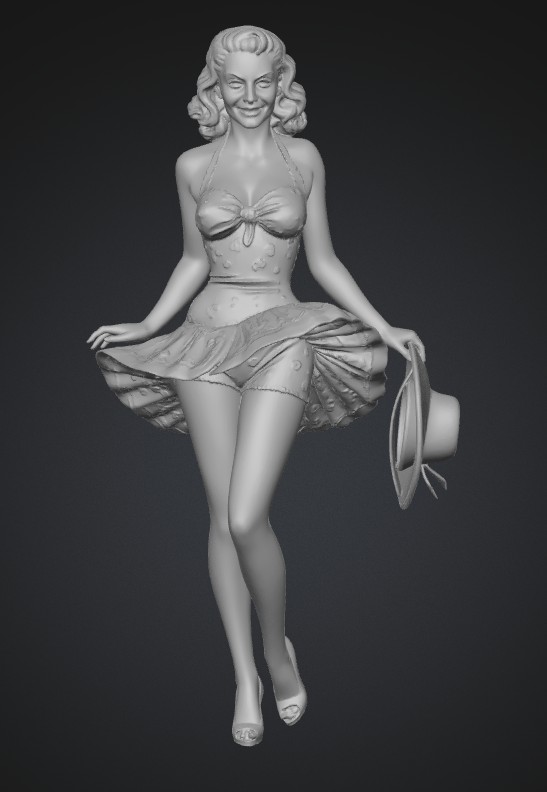 Polka Dot Pin-Up