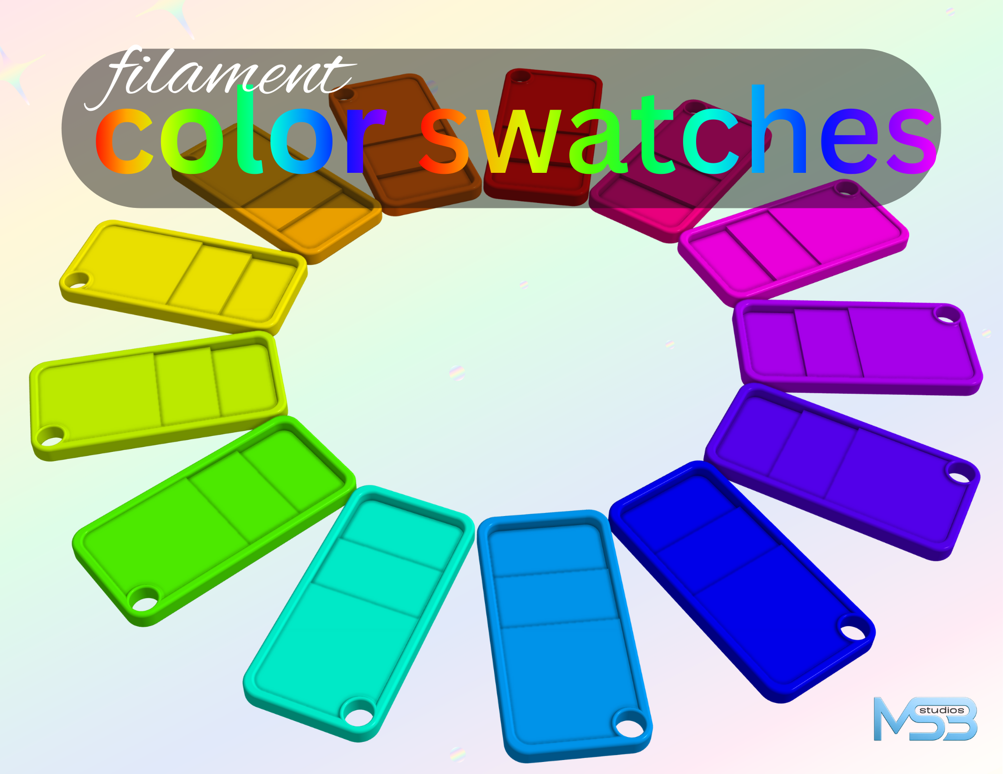filament color swatches