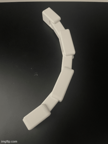 Barry The Worm Hinge Fidget with clicks