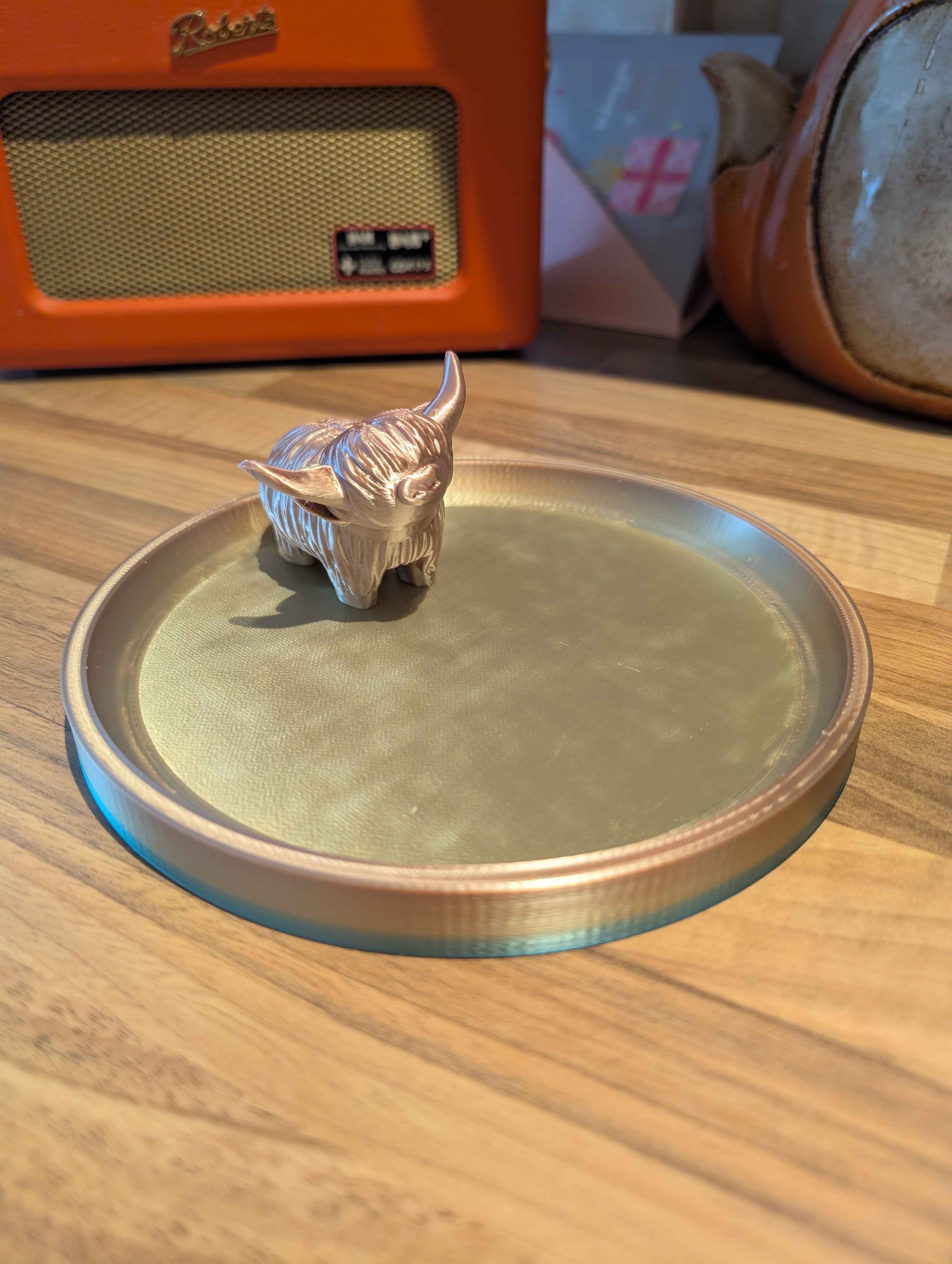 Highland Cow Jewellry Dish
