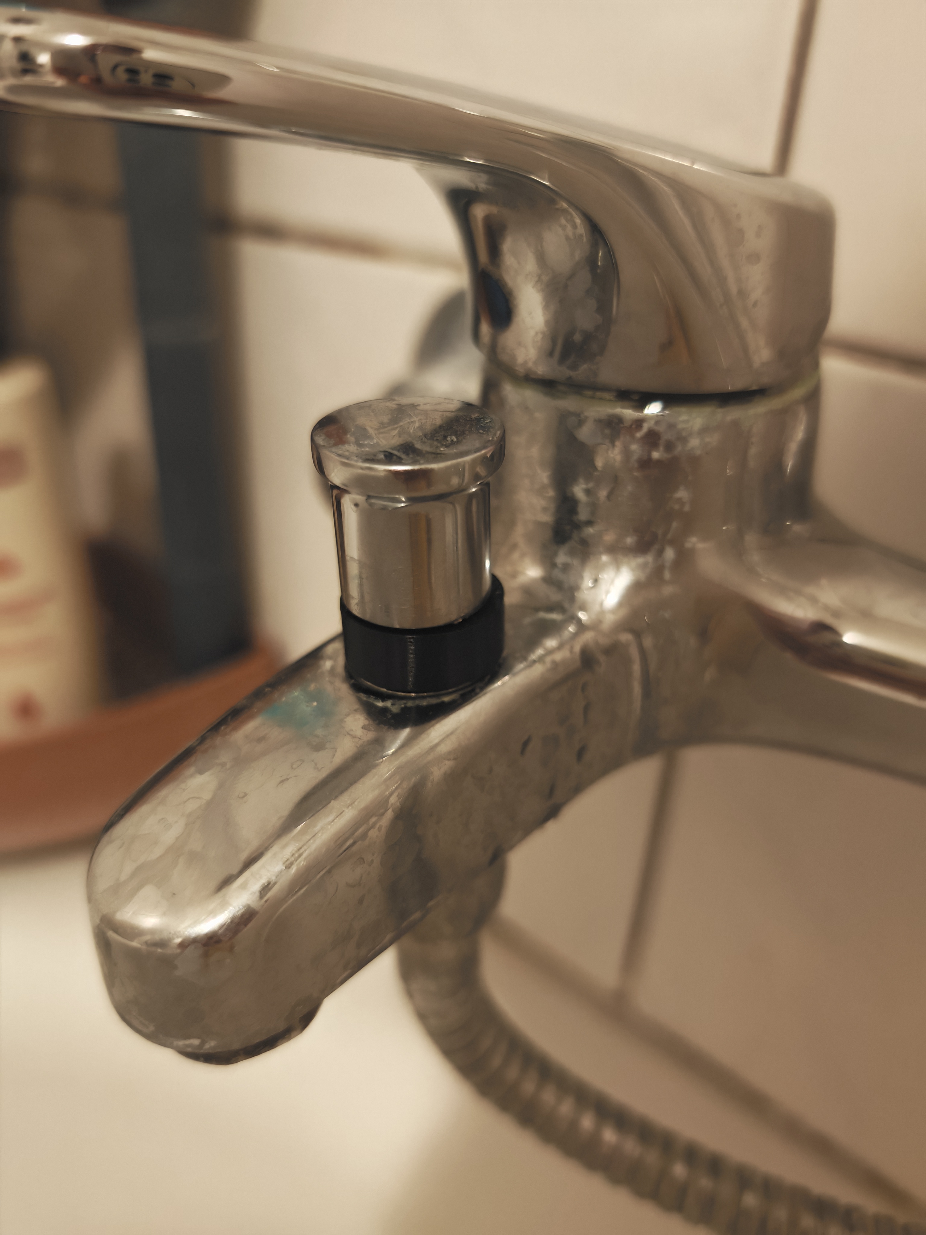 Shower divider clip stop