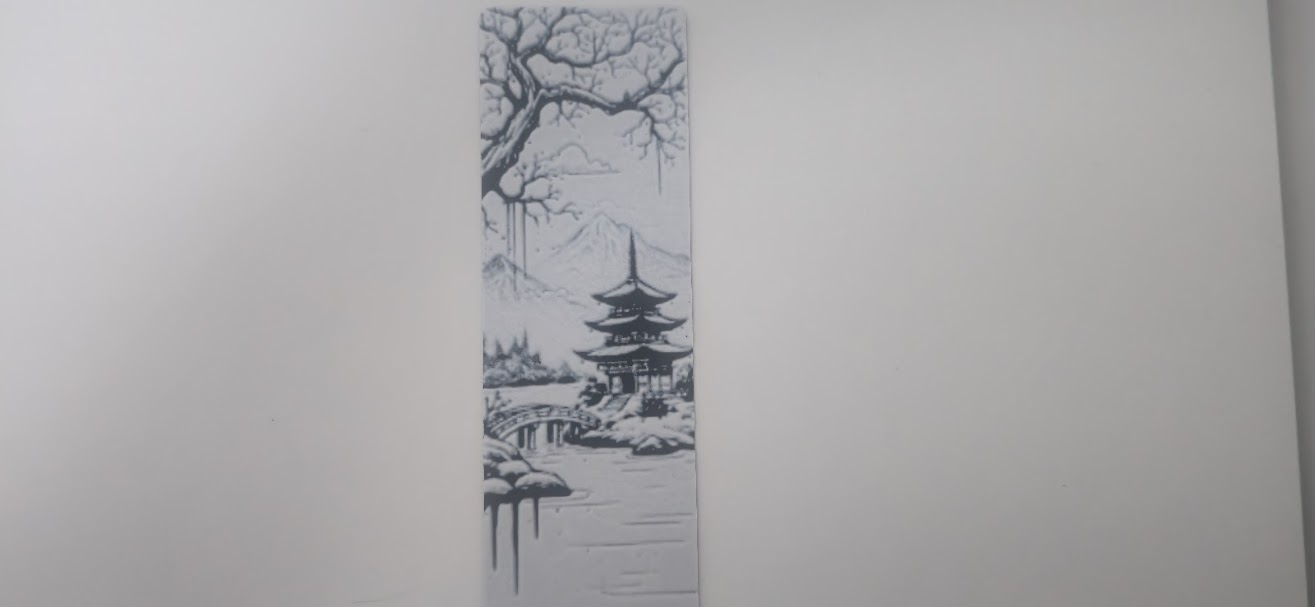 Japanese Pagoda Mount Fuji Zen Bookmark
