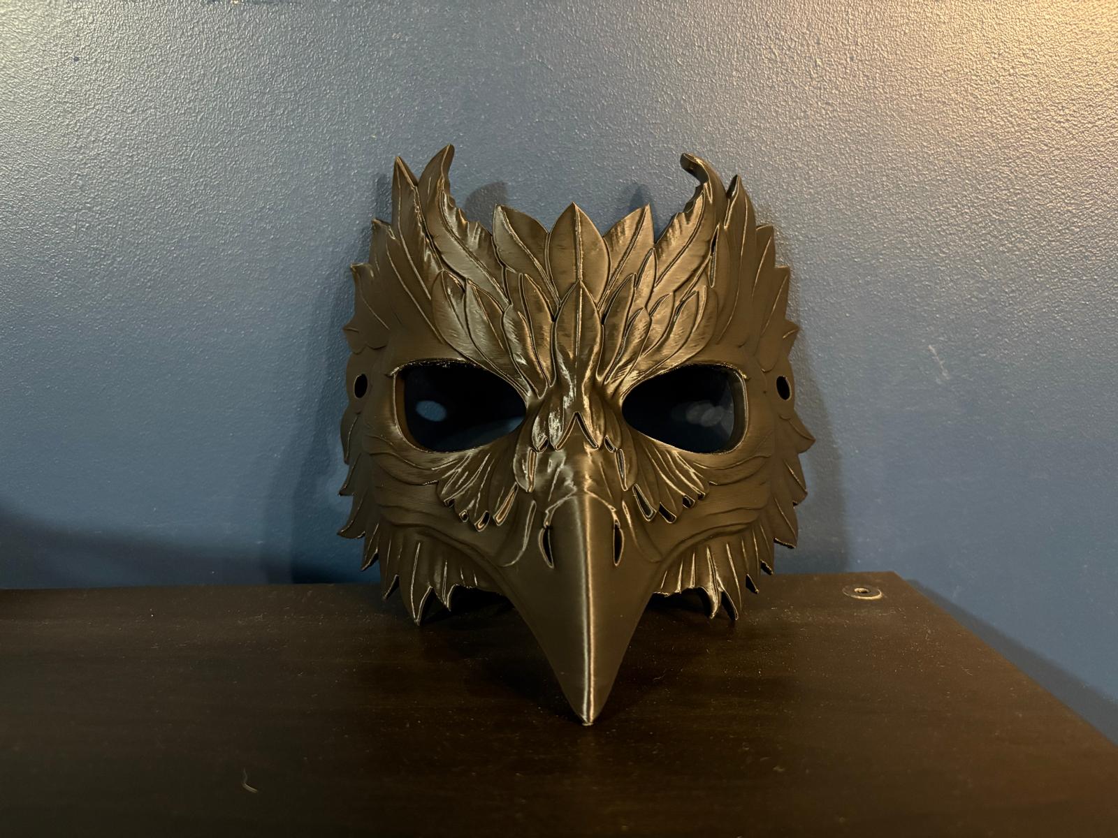 Miniatura 4 do modelo 3D Crow mask