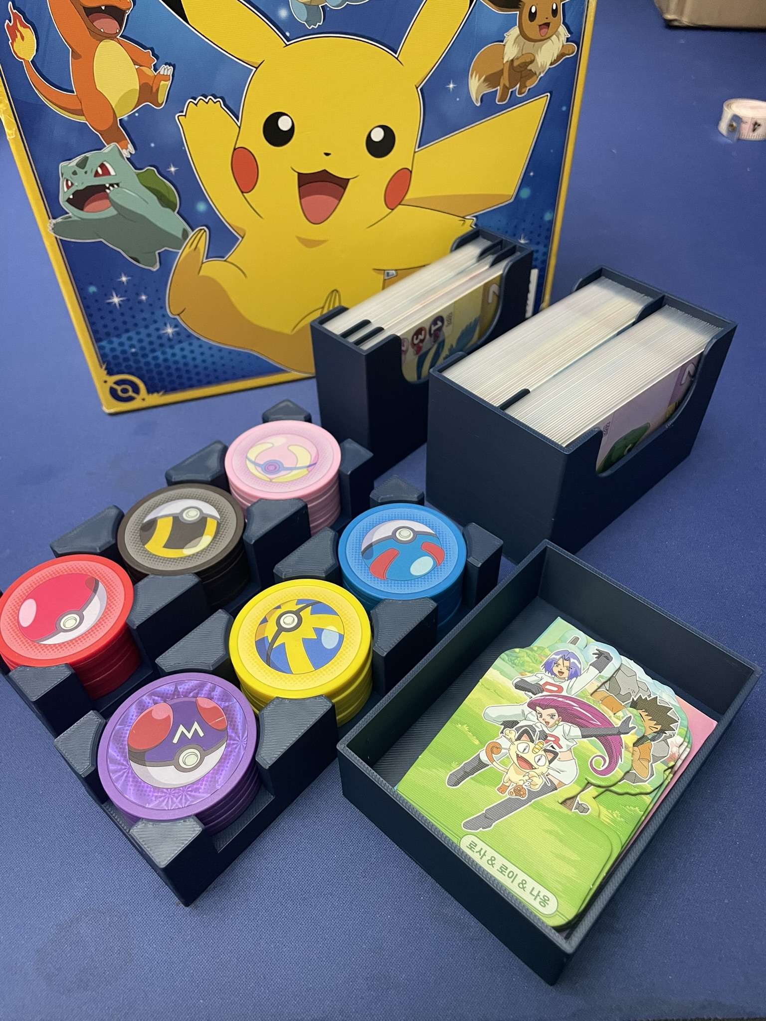Pokemon Splendor Insert, Organizer, and Chip Tray