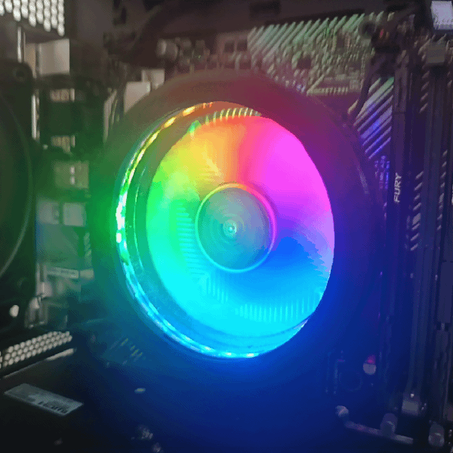 Neopixel ring AMD stock cooler upgrade