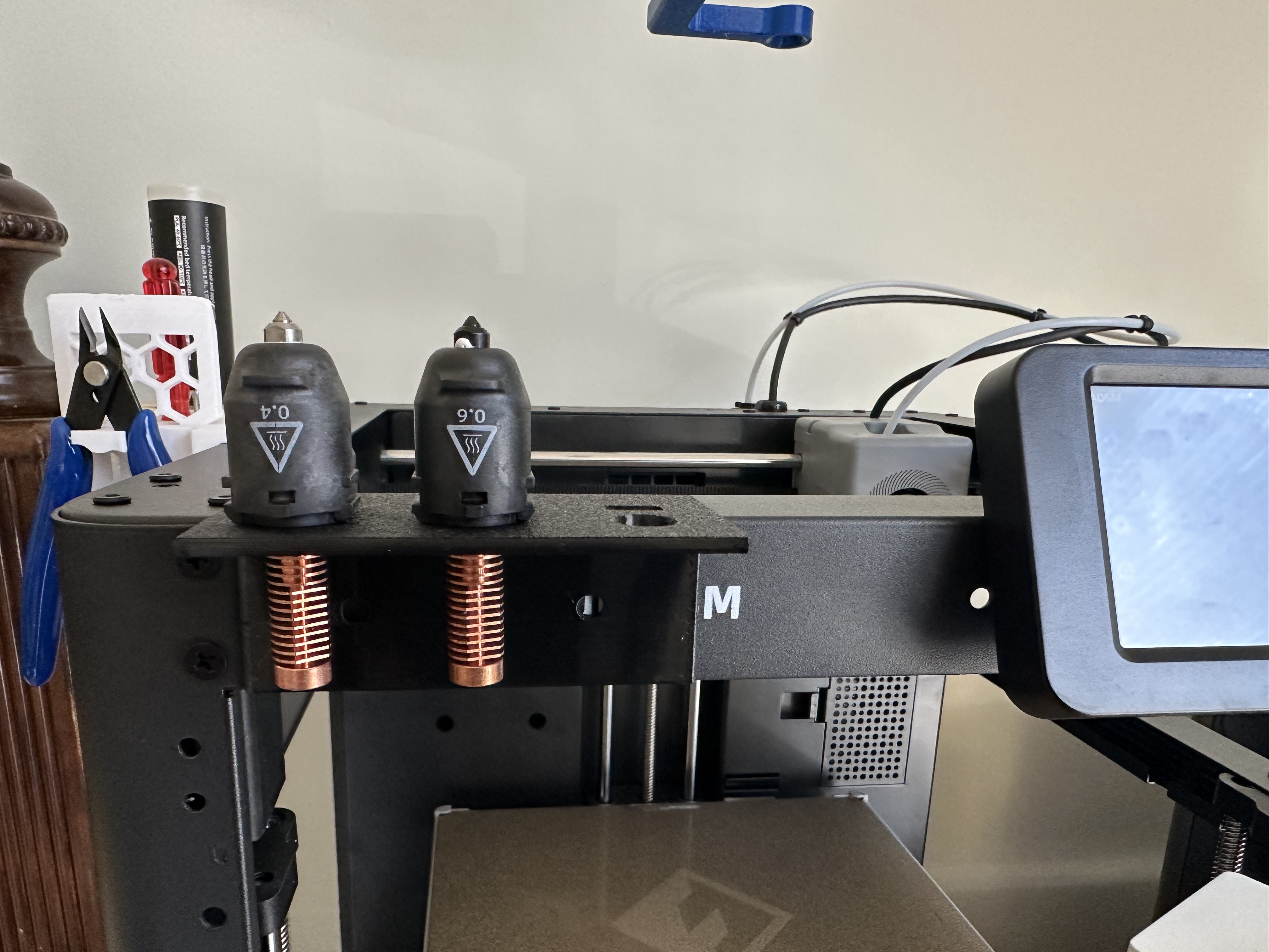 Nozzle Holder (Multiple Sizes, Multiple Mount Points) for Flashforge Adventurer 5M (AD5M) — miniatura 2