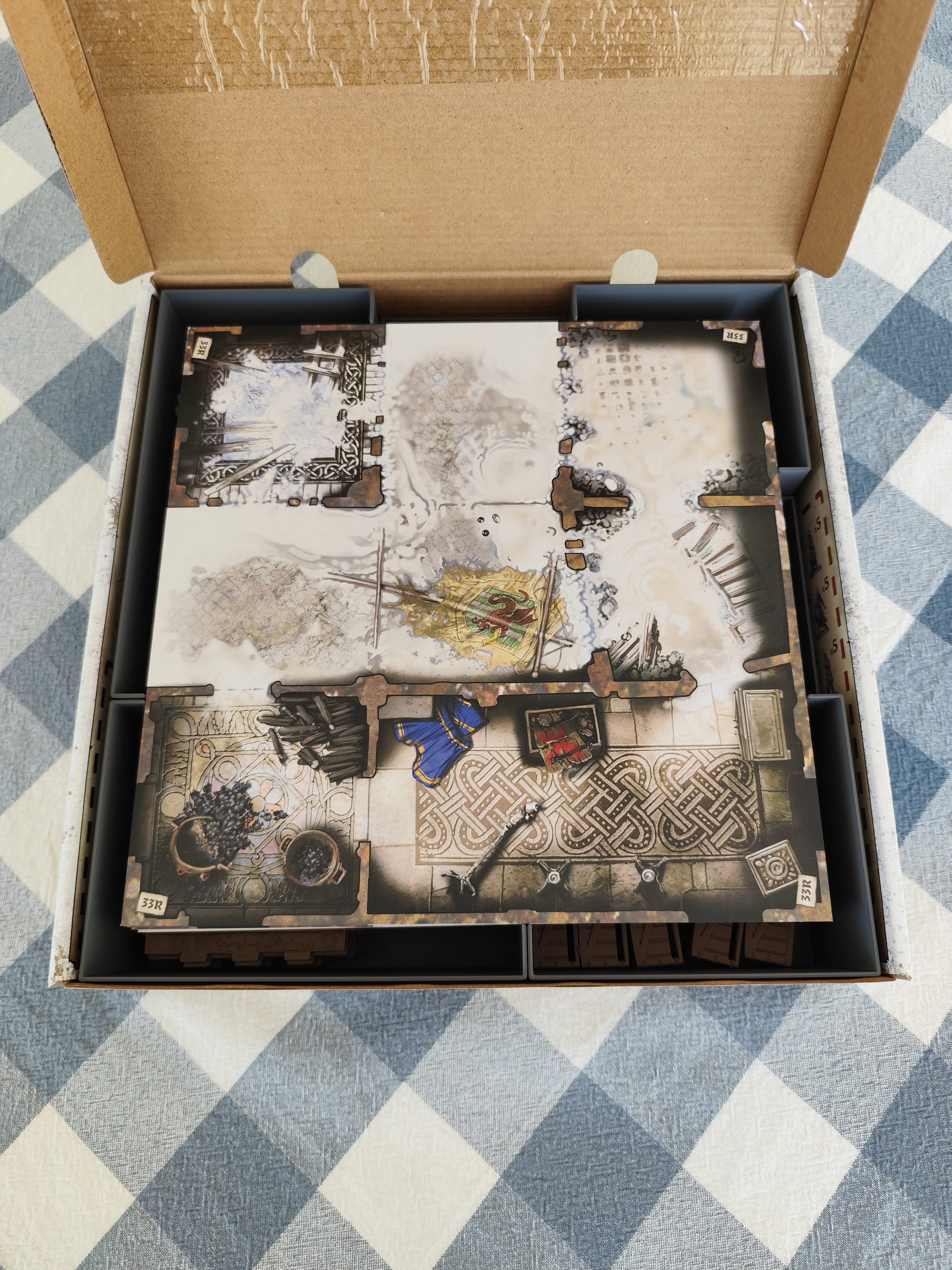 Zombicide: White Death - Maps and 3D tiles INSERT