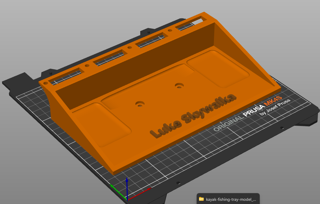 Kayak Tray 3D model