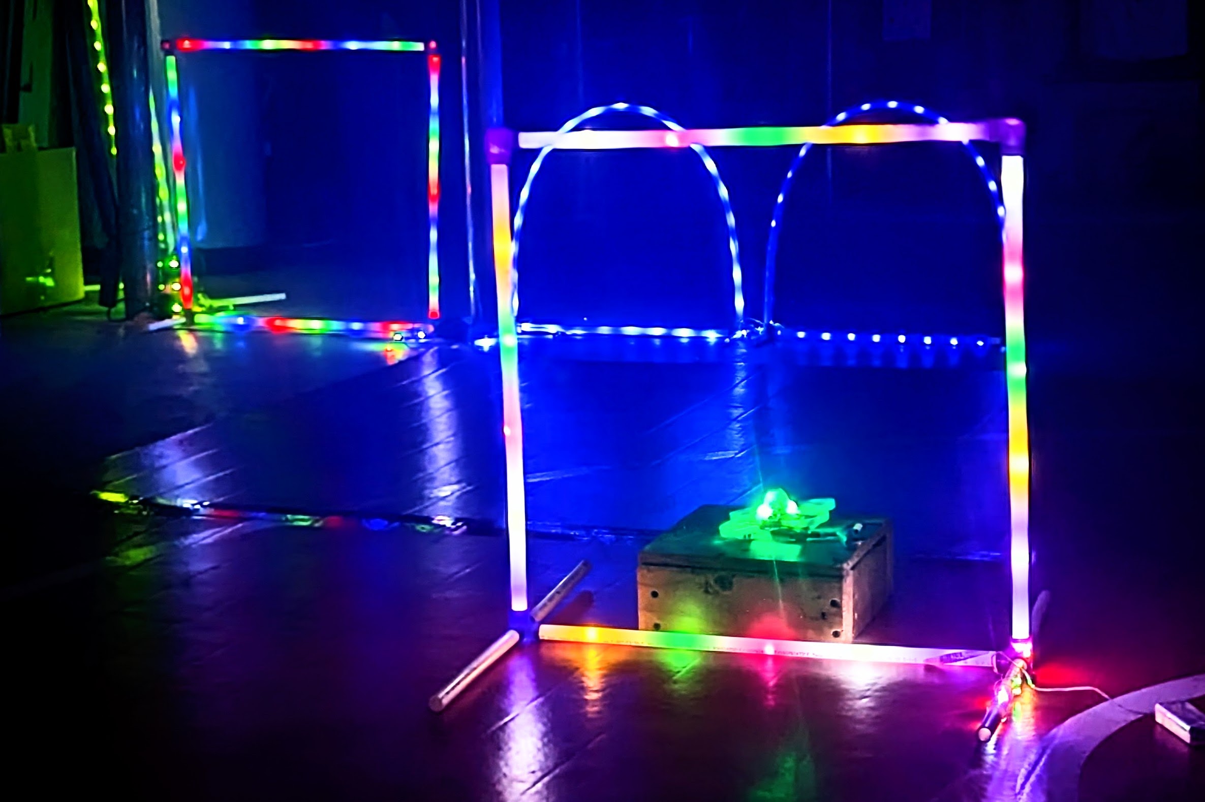 LED Tinywhoop Gate from 1/2 PEX Tubing
