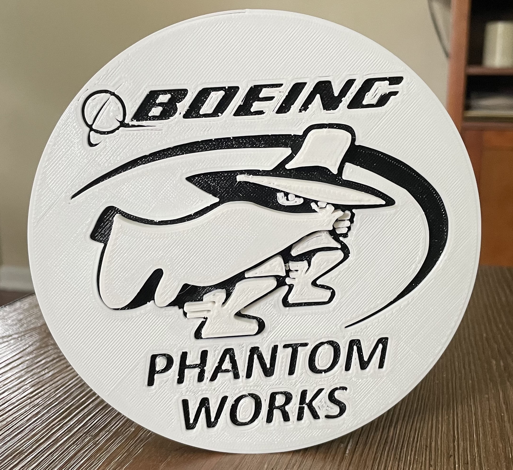 Boeing Phantom Works Phantom Man Logo Wall Decoration
