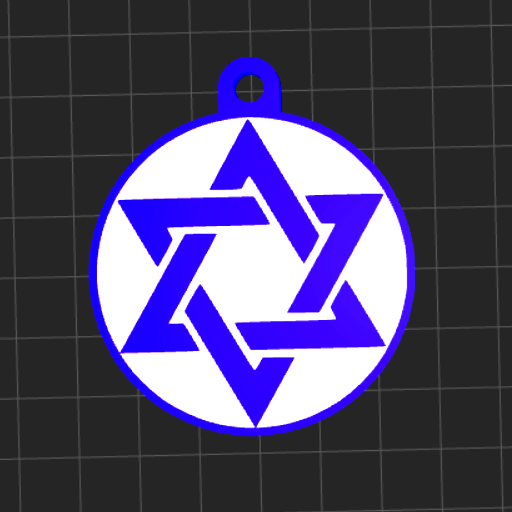 Star of david key-chain
