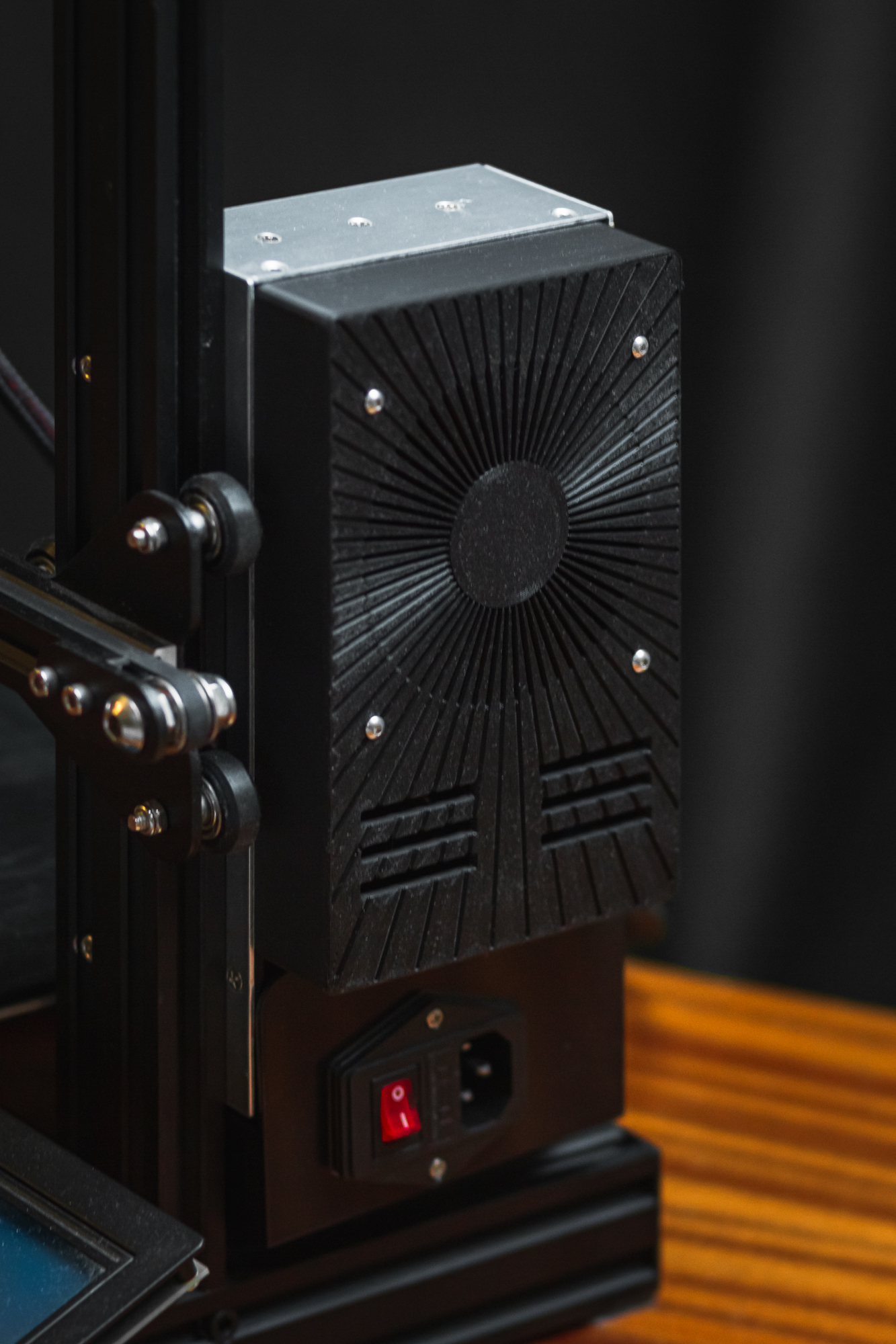Art déco Ender-3 PSU cover | 92mm fan