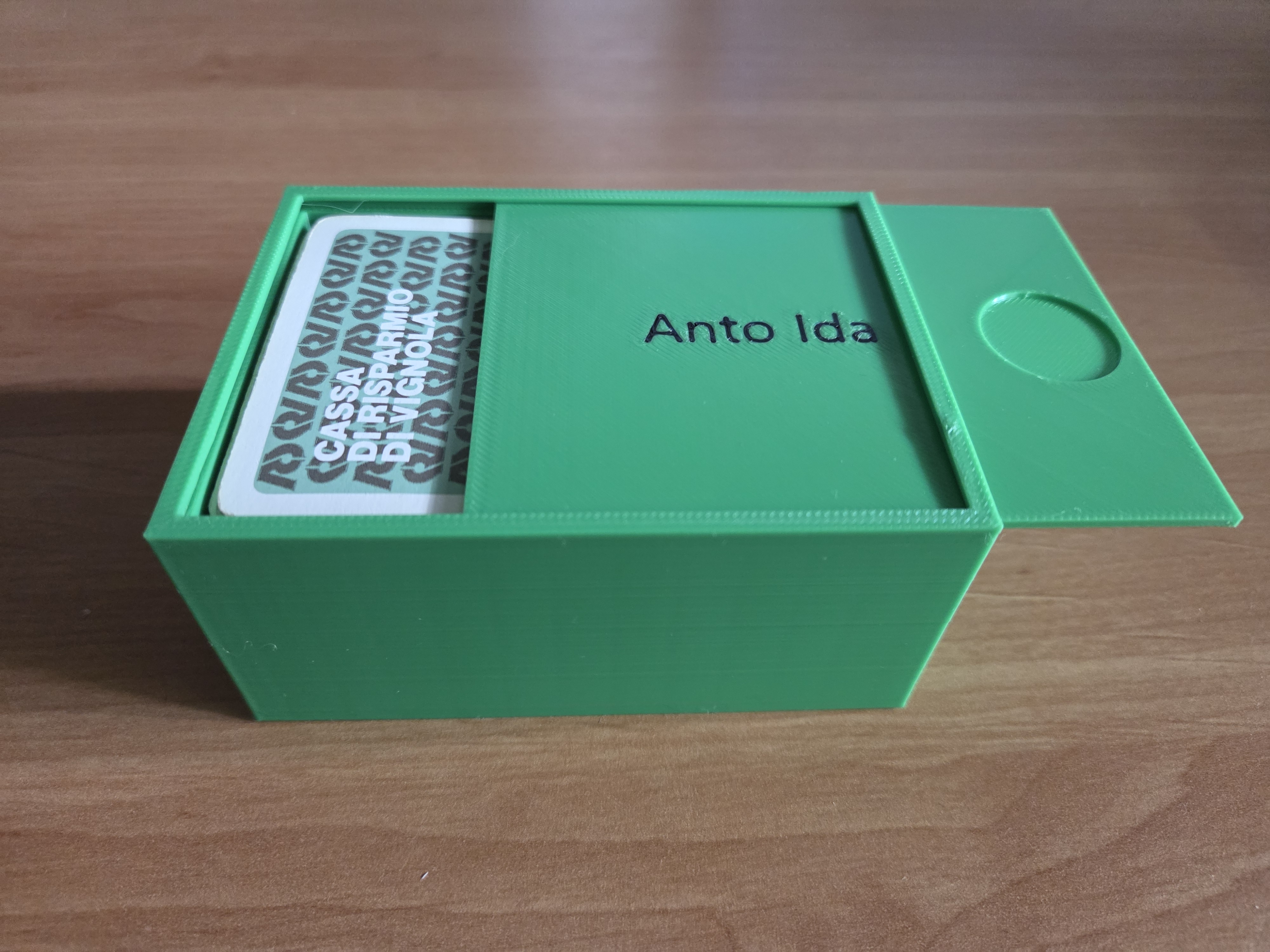 French-suited cards box