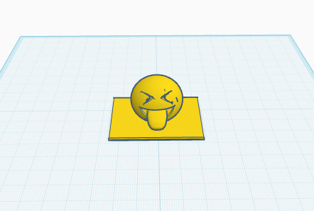 Emoji silly face