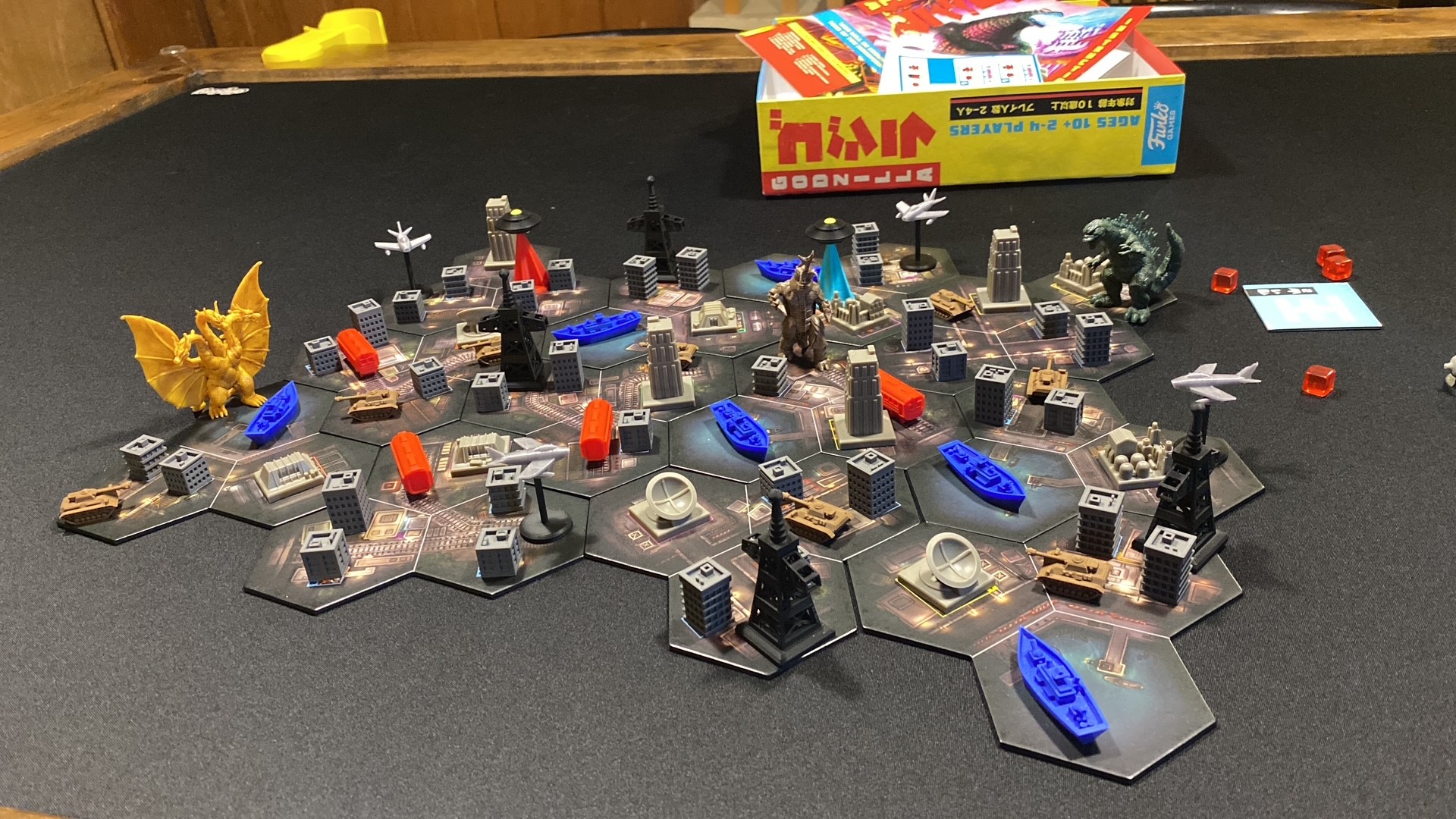 Godzilla tokyo Clash 3D tokens