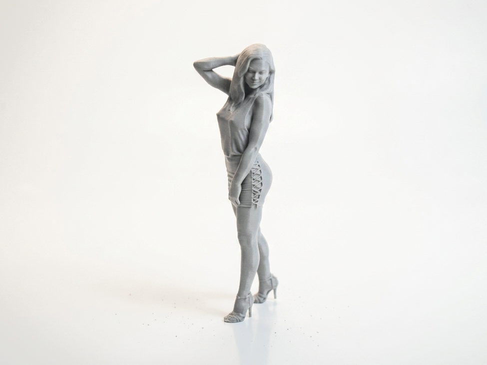 Pose Female Figure Statue 3D Printable