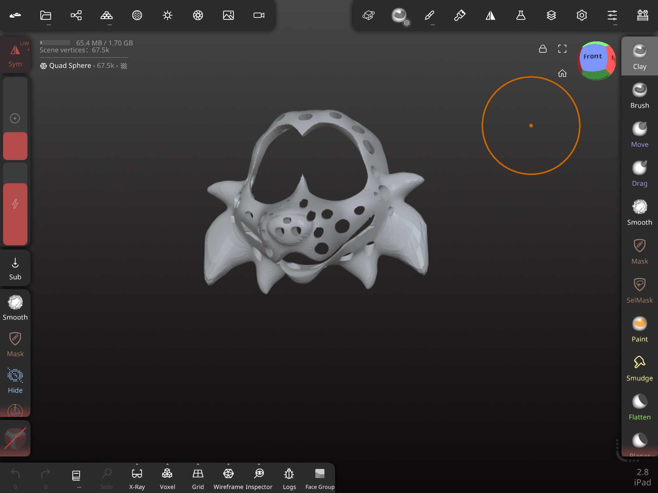 Fox headbase 3D model