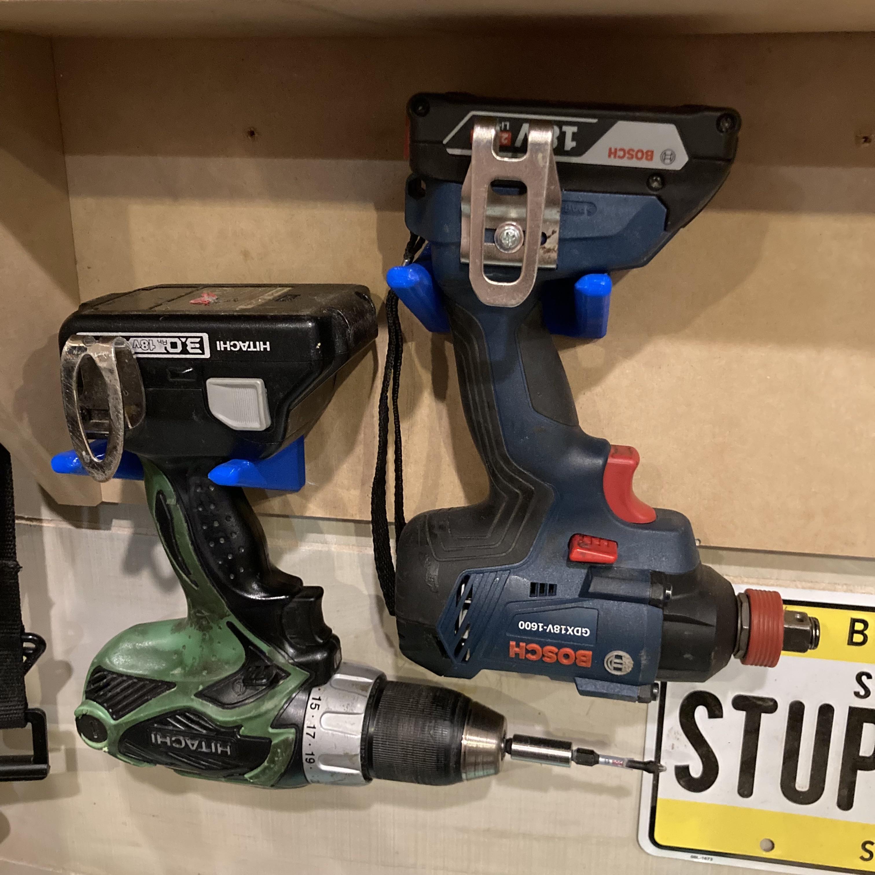 Drill and Impact Driver Holder by Patriot Designs Download free