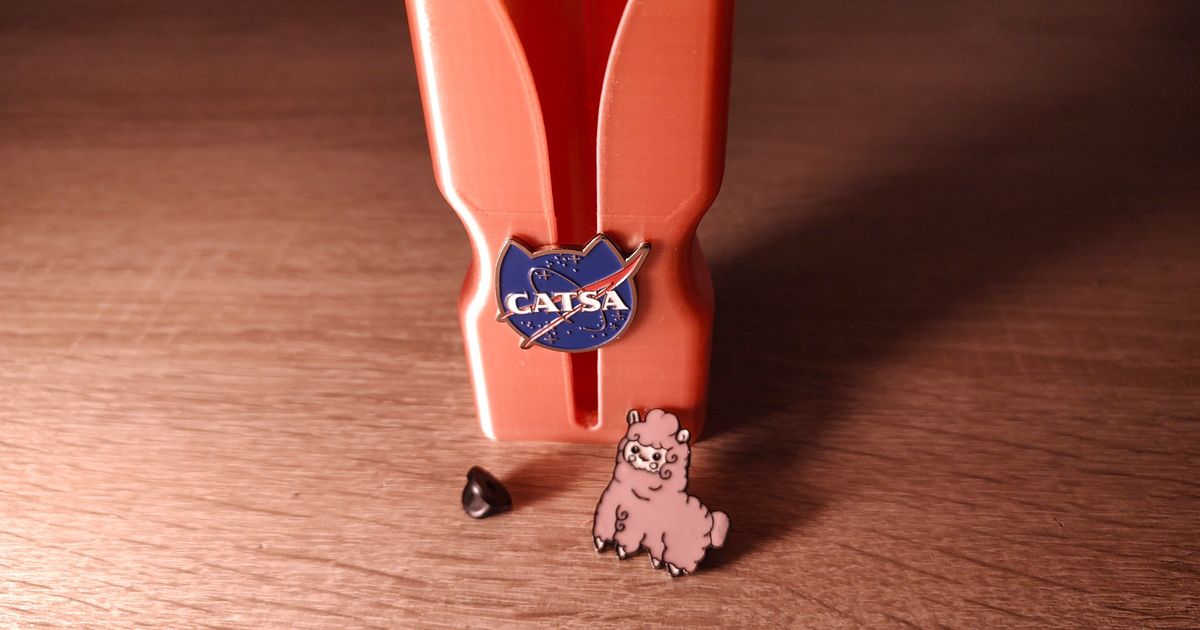 Enamel pin clutch remover by b1u322 Download free STL model