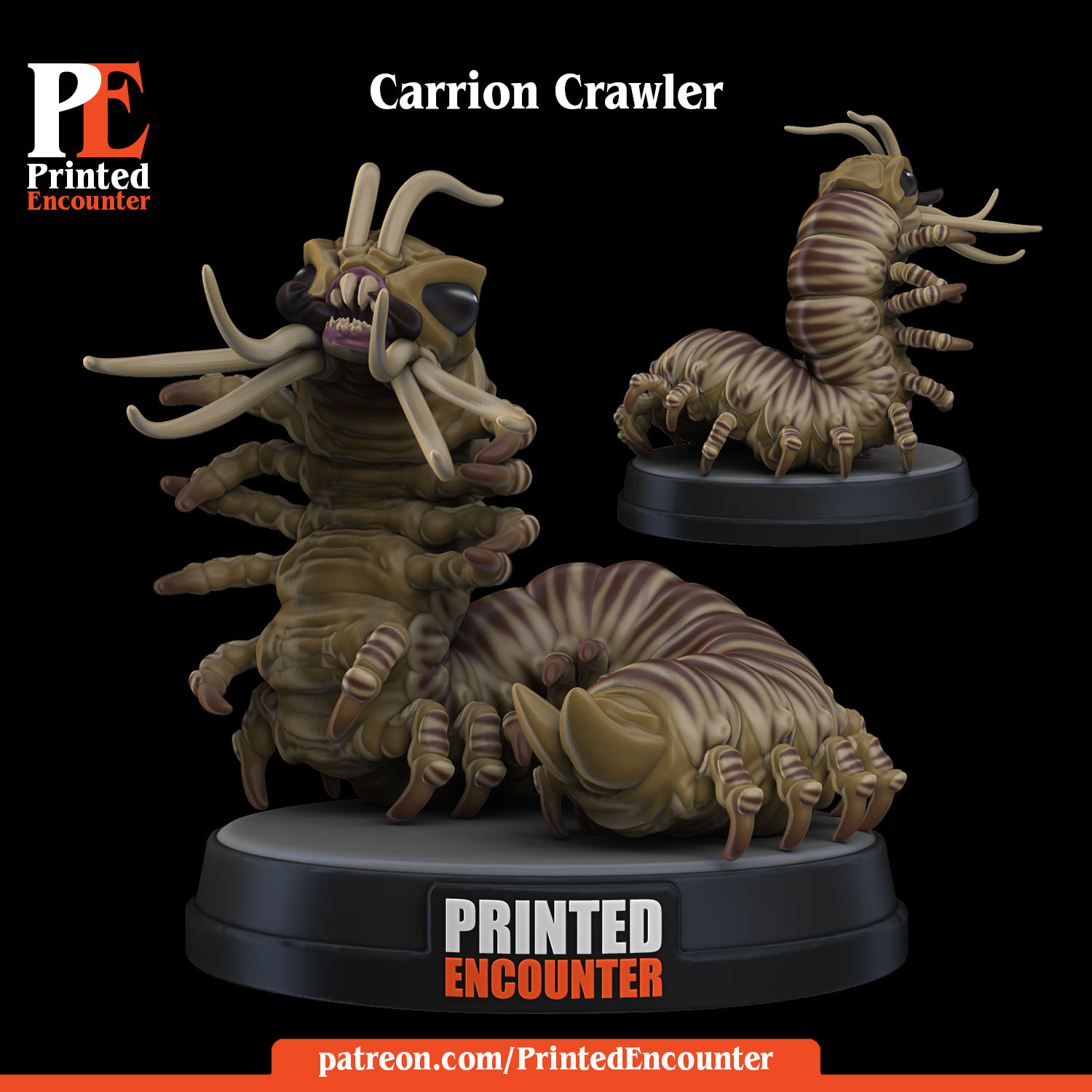 Carrion Crawler / Giant Centipede / Burrowing Abberation Mini