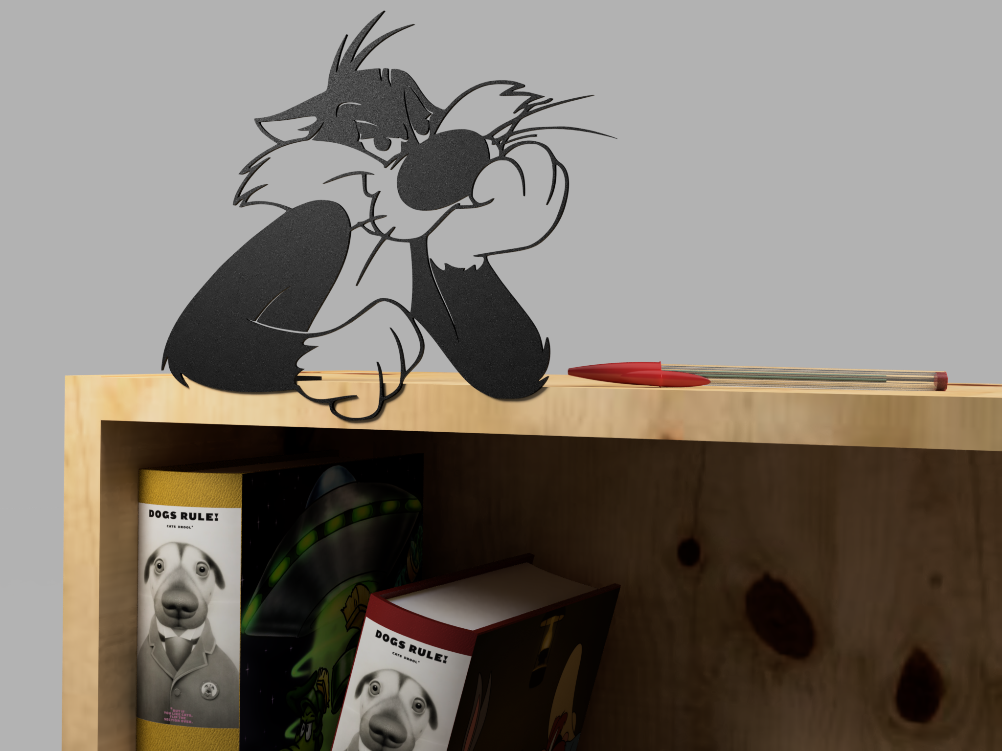 Miniatura 2 do modelo 3D Sylvester the cat