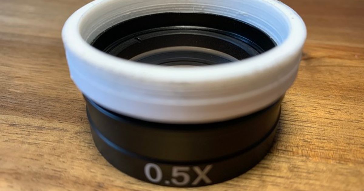 M42 to M48 barlow lens adapter by nhand42 Download free STL model