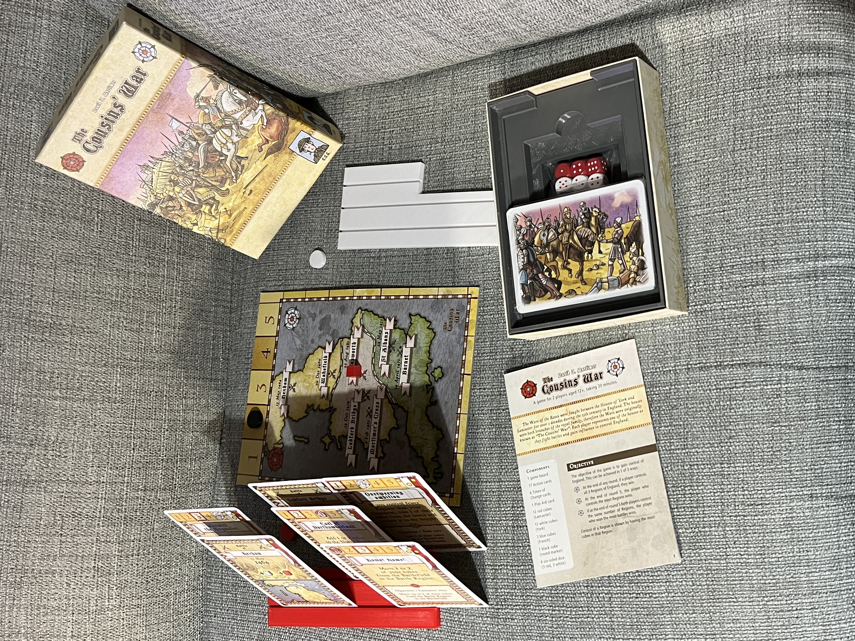The Cousins' War (Second Edition) insert and extras