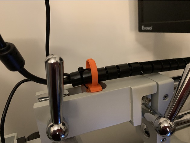 Miniatura 2 do modelo 3D Cable Guide for Amscope Microscope