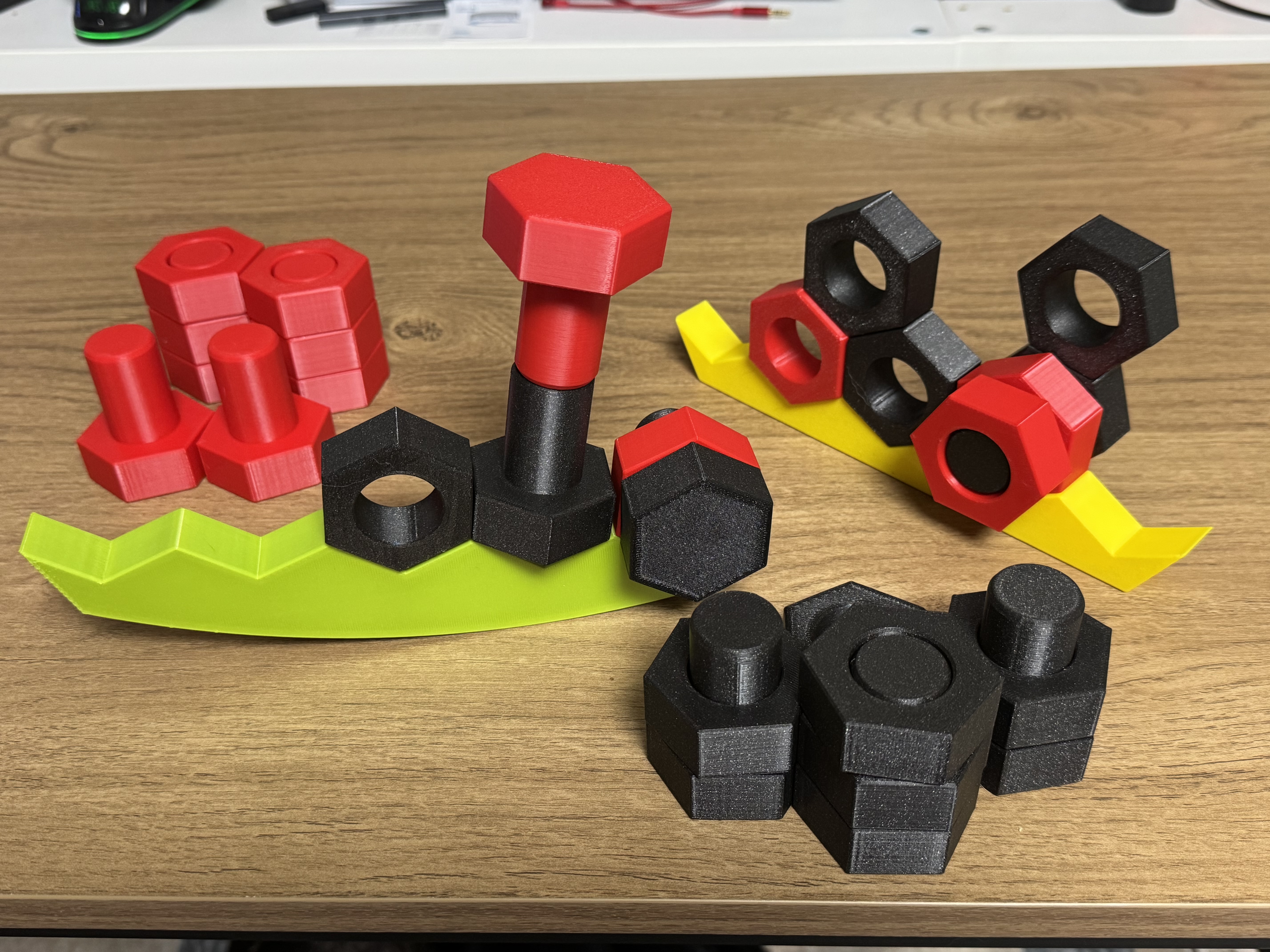 Nuts and Bolts Balance Game