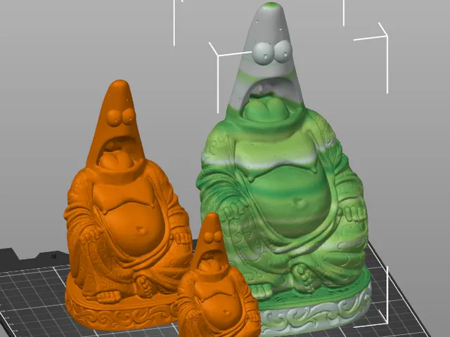 Surprised Buddha Remix (3mf Ready to Print by TIXEN)