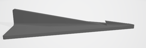 plane to be thrown with elastic band