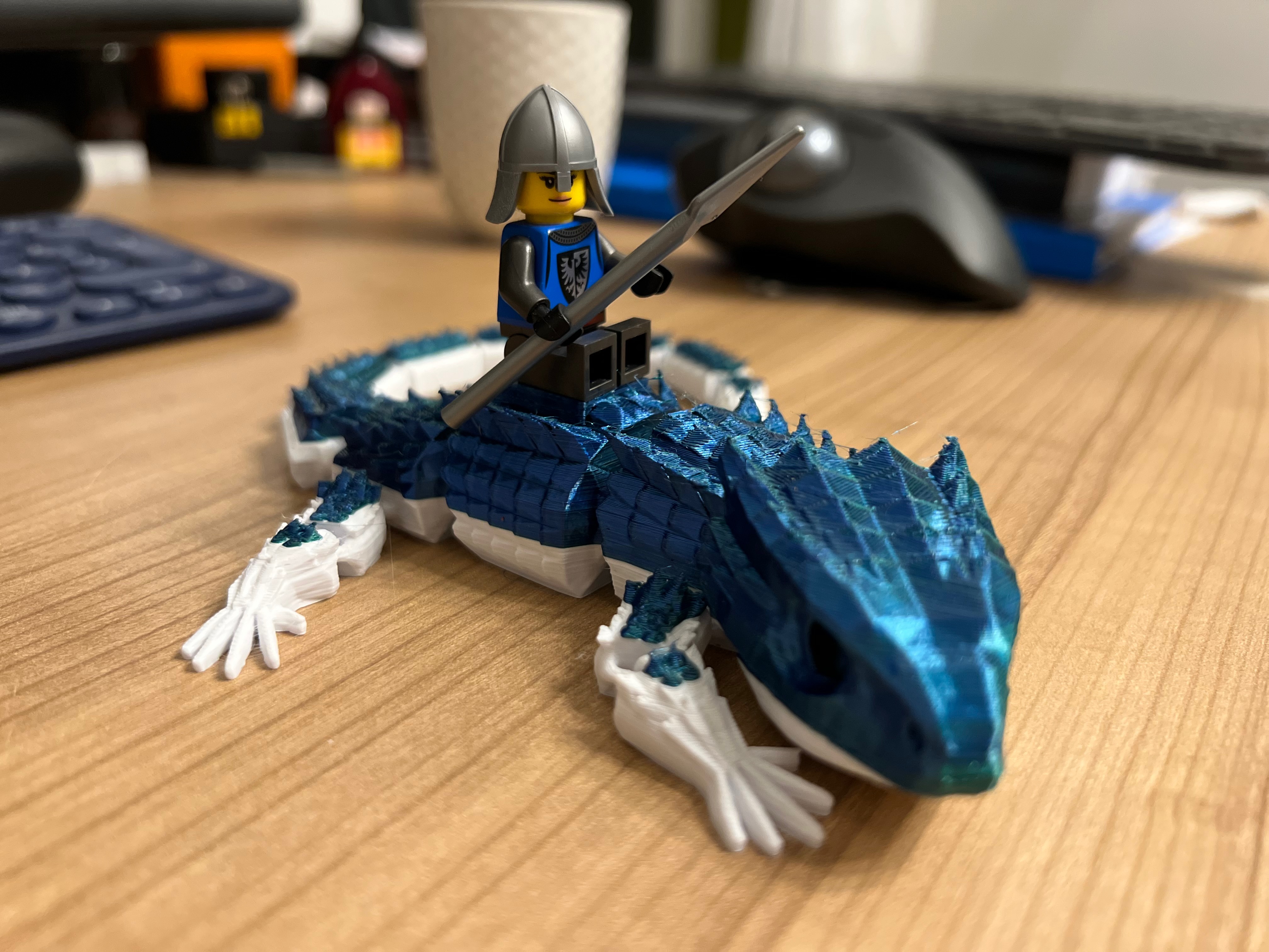 Onward mighty Lego Lizard!