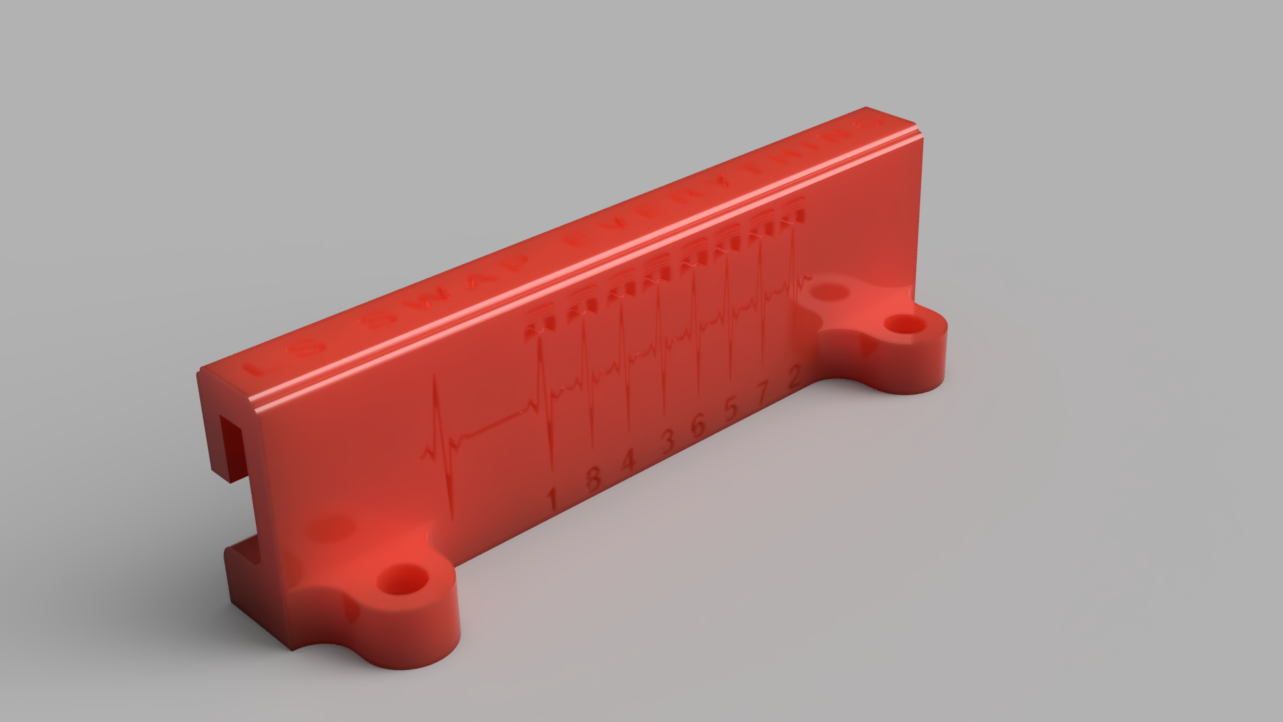 LS1 ECU mounting Bracket by Download free STL model
