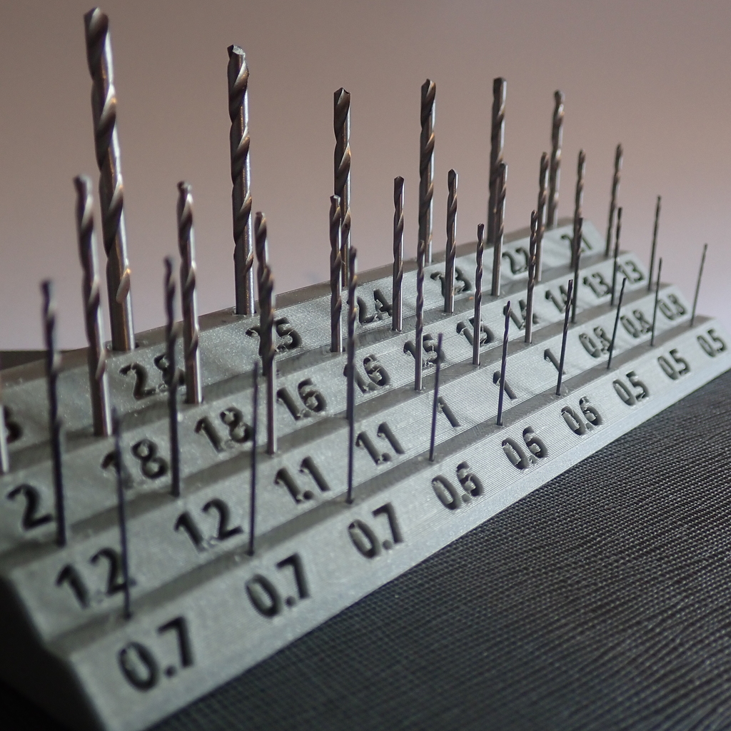 Pin Vise Drill Bit Stand (Micro Drill bit) by Angus B. Clark | Download ...