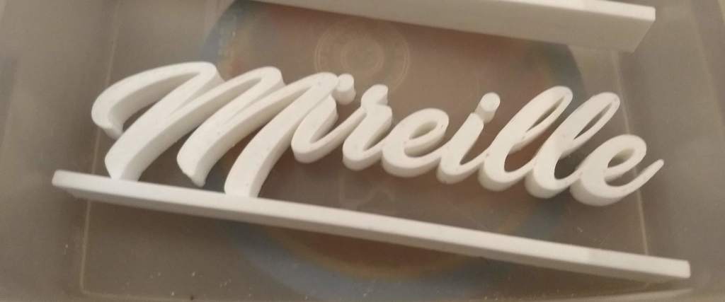 Mireille name plate — thumbnail 2