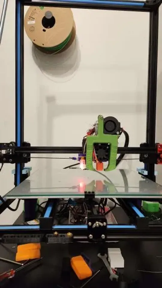Adimlab Creality X Carriage Adapter by jonbourg | Download free STL ...