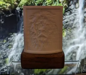 Lion Lithophane