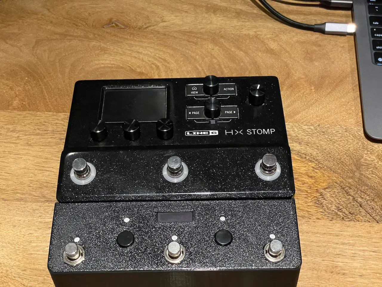 DOOD! Line6 HX Stomp tap tempo with expression out guitar pedal by 