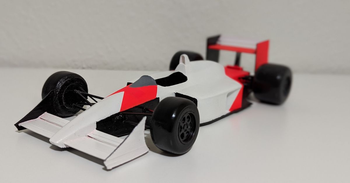 Formula 1 McLaren MP4/4 by Strachatella | Download free STL model