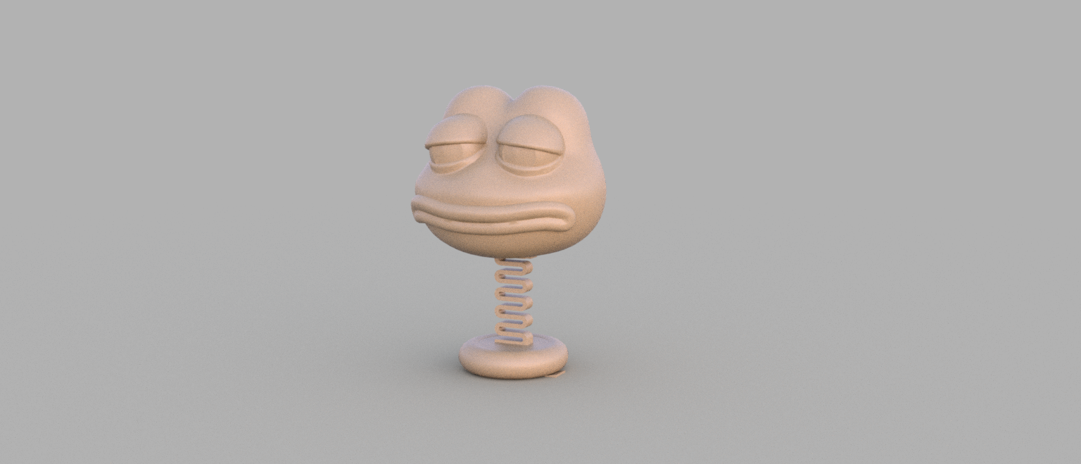 Pepe bobble head