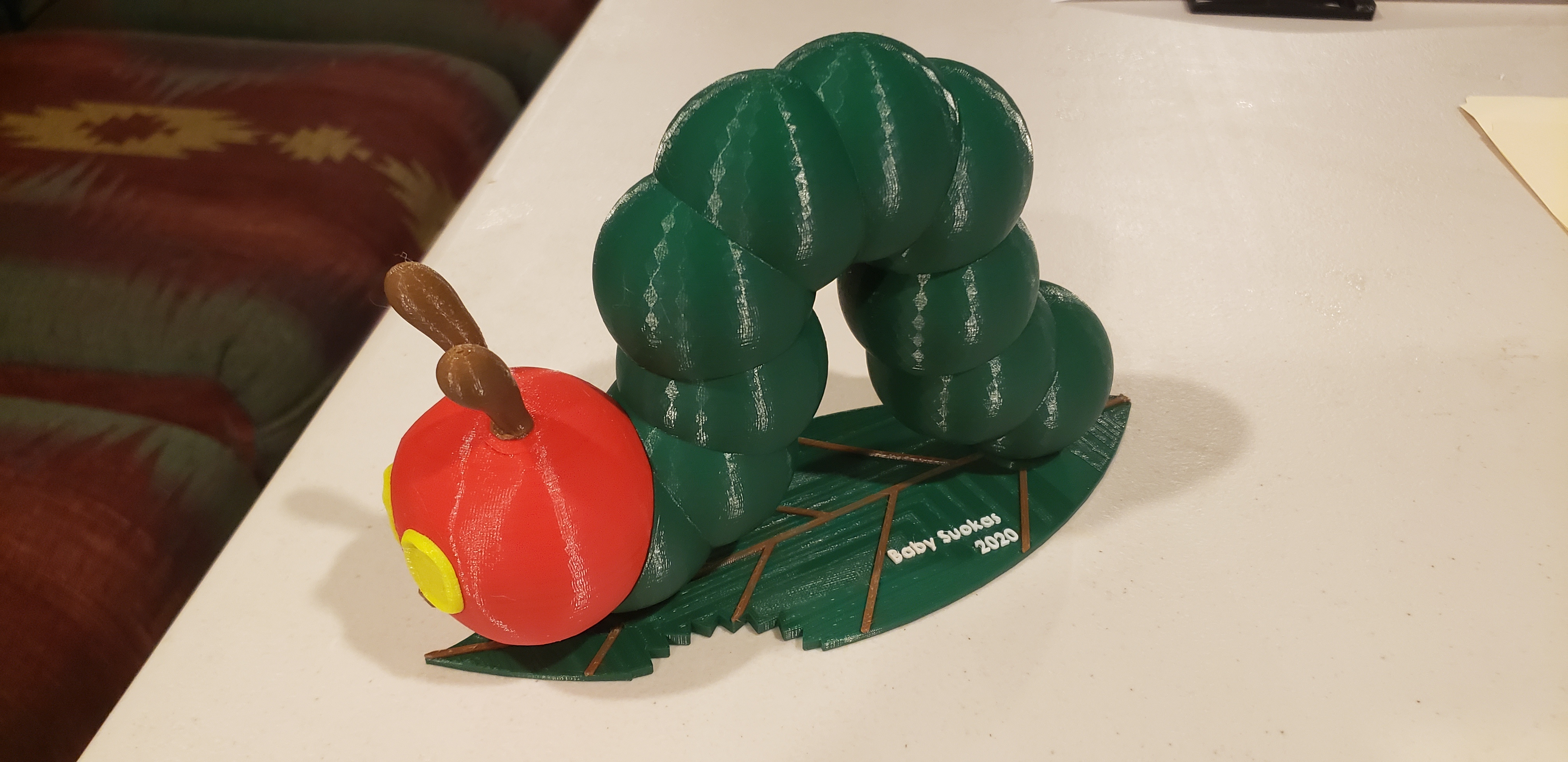 Hungry Caterpillar with Leaf Stand (MMU)