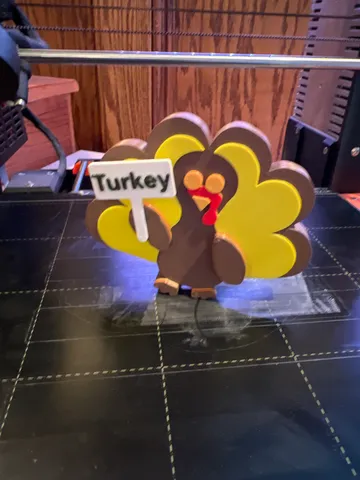 Turkey Sign Holder