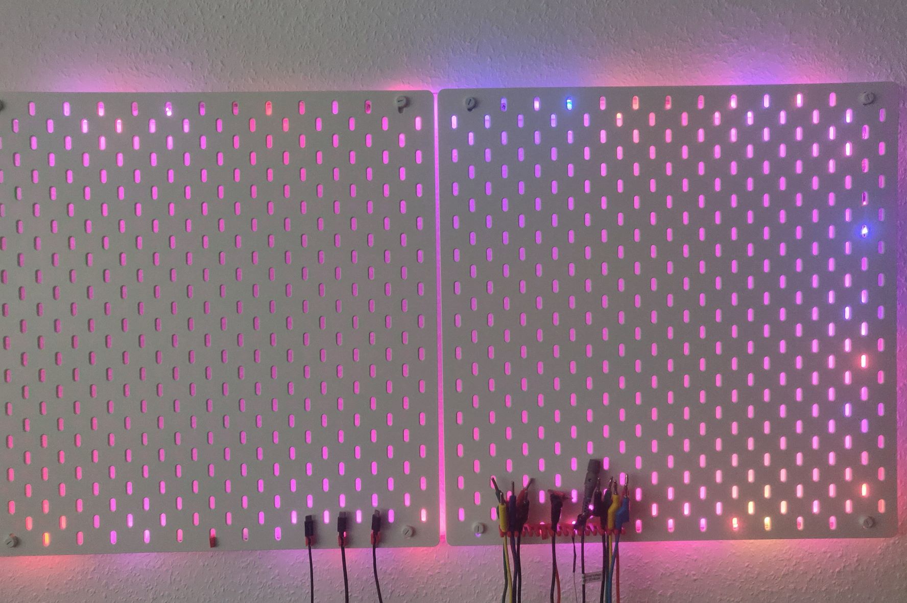 Skadis LED Strip holder