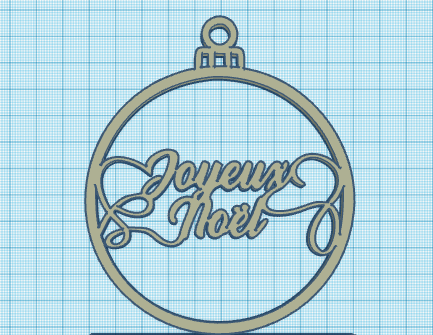 décoration joyeux noël boule