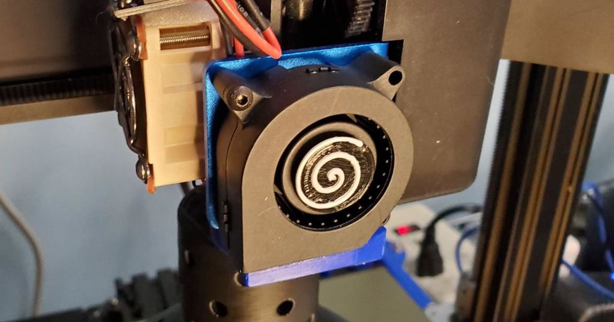 Cooling Fan Rotation Indicator Spiral by Grebe | Download free STL ...