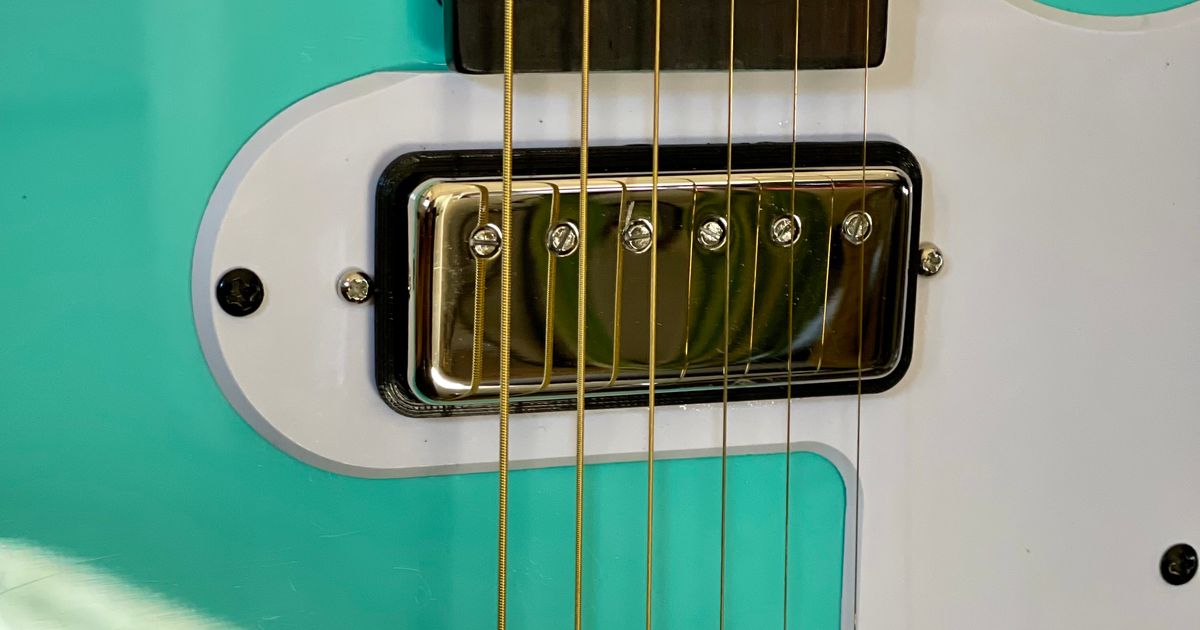 Mini Humbucker Trim Ring by BluecornNM Download free STL model