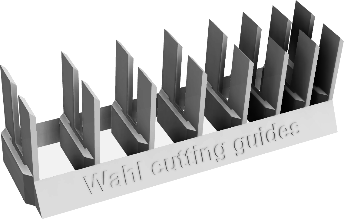 Wahl beard trimmer / cutting guides organizer - Organiseur de guides de coupe pour tondeuse Wahl