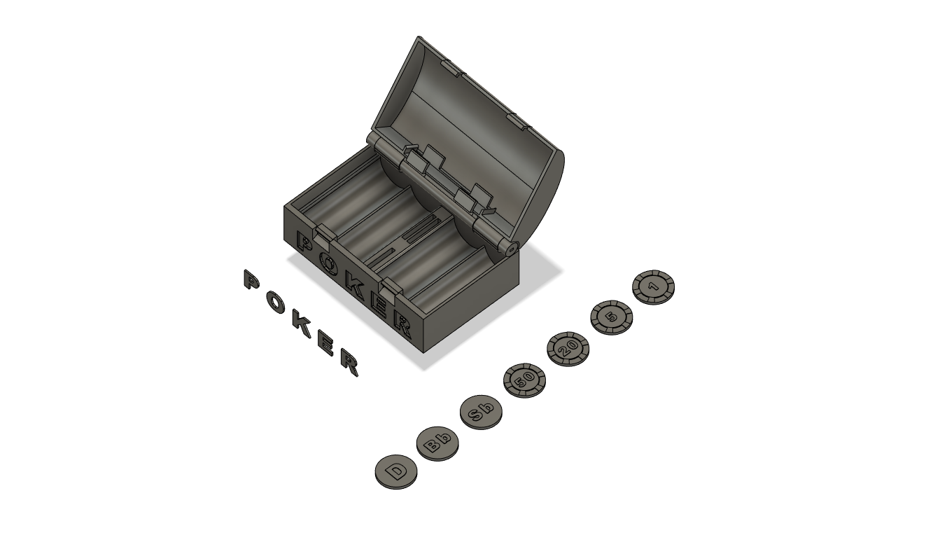 Miniatura 2 do modelo 3D Poker set