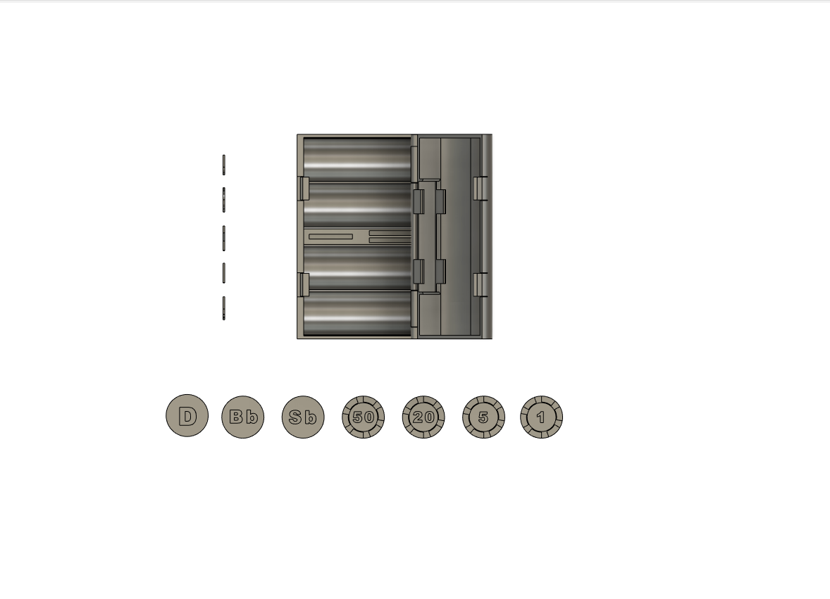 Miniatura 5 do modelo 3D Poker set