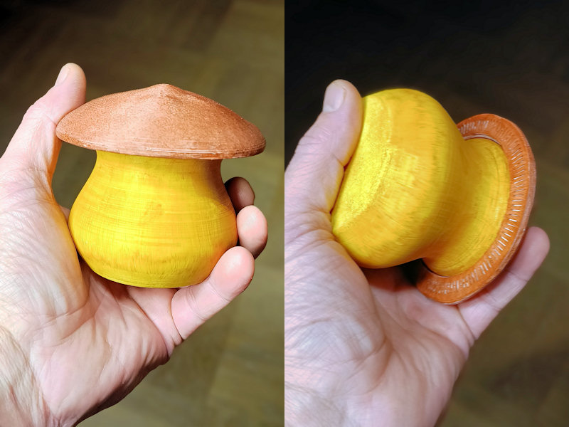 Mushroom Jar / Canister by Wim V Download free STL model